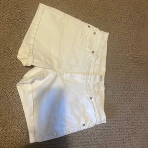 HUDSON- white jeans shorts